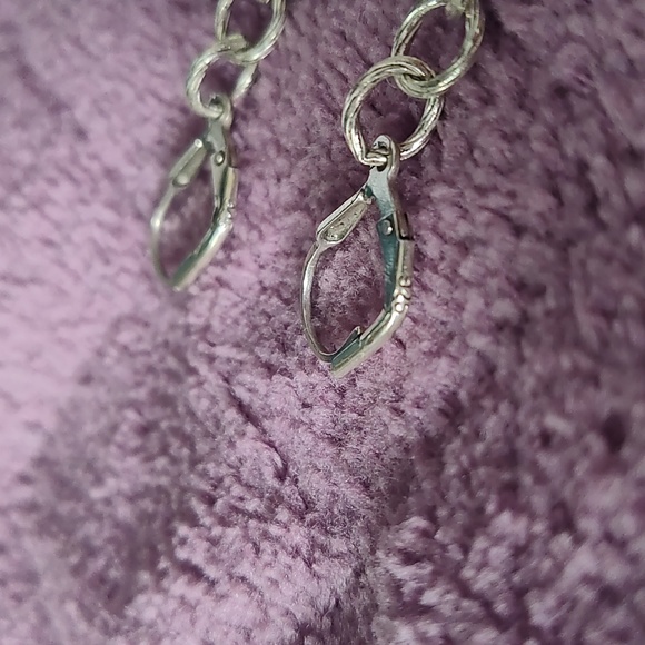 Earrings,925, freshwater pearls - Picture 3 of 4